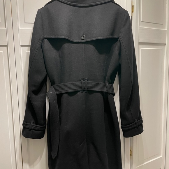 Burberry Brit Wool Blend Trench Coat - Picture 6 of 13